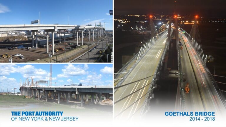 Goethals Bridge Time Lapse