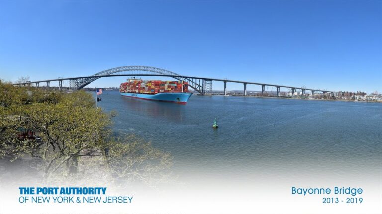 Bayonne Bridge Construction Time-Lapse [Earthcam]