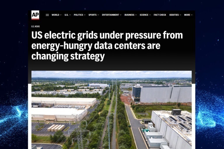 Data Centers Put Pressure on Electric Grid [AP]