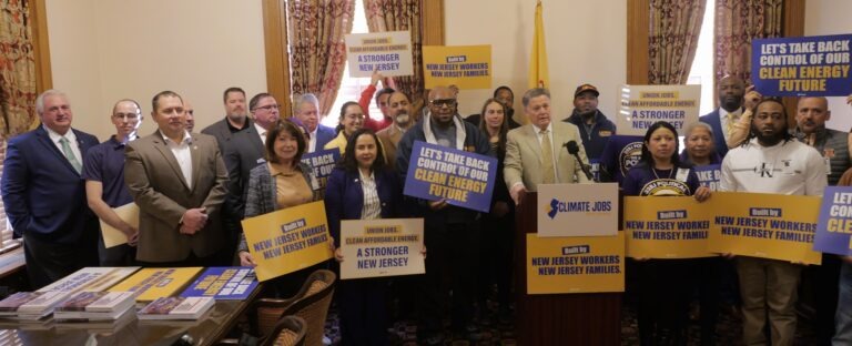 NEWS RELEASE: New Jersey Labor Unions Announce New Coalition Dedicated to Climate Action, Affordability, and Union Jobs