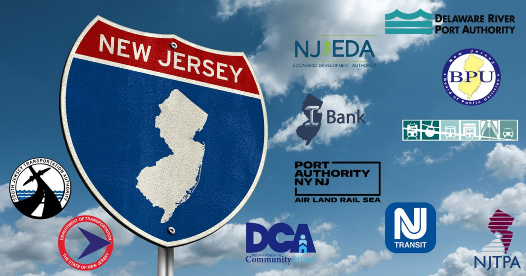 Who oversees New Jersey’s infrastructure?
